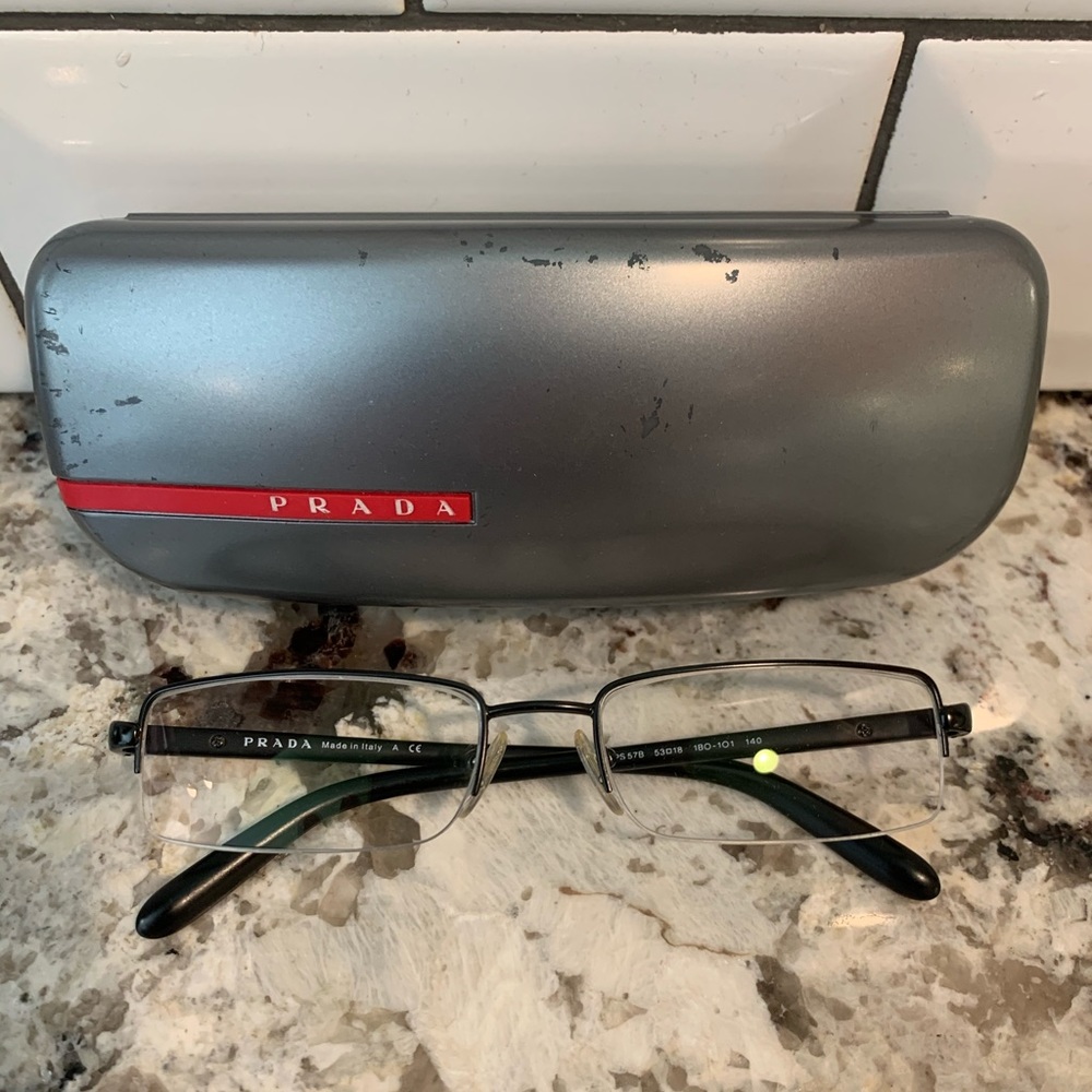Prada Eyeglasses VPS 57B 53-18 Black